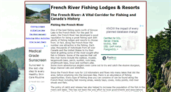 Desktop Screenshot of frenchriverfishing.com