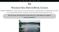 Desktop Screenshot of frenchriverfishing.ca