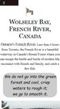 Mobile Screenshot of frenchriverfishing.ca